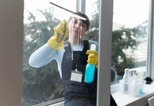 Nettoyage de vitres intérieures et extérieures à Unias